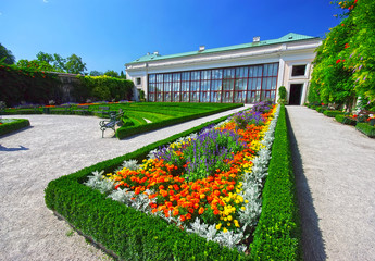 Fototapeta premium Garden in Salzburg
