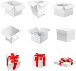 Gift set. Vector