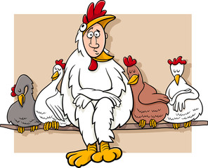 ruler of the roost saying cartoon