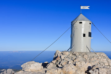 Aljaz's tower (built in 1895) on top of Triglav, Slovenia