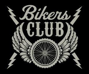 Naklejka premium Bikers Club