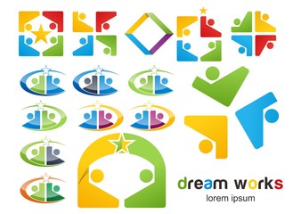 Icon, logo, business