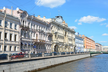 Fototapeta na wymiar Санкт-Петербург, канал Грибоедова