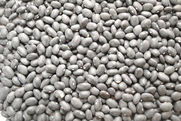 Background of Black Dried Beans