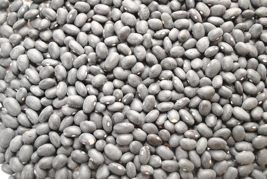 Background of Black Dried Beans
