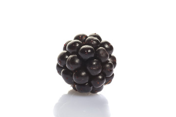 blackberry isolated on white
