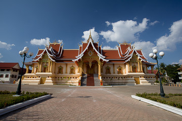 Temple (WatPha That Luang ), Vientiane, Laos