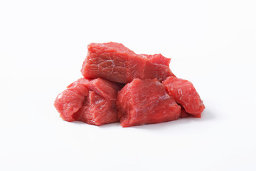 Diced beef