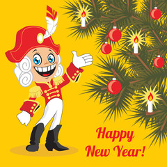 Greeting card. Vector illustration.