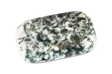 Precious gem on white background