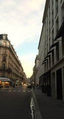 Fototapeta na wymiar la Rue de Paris
