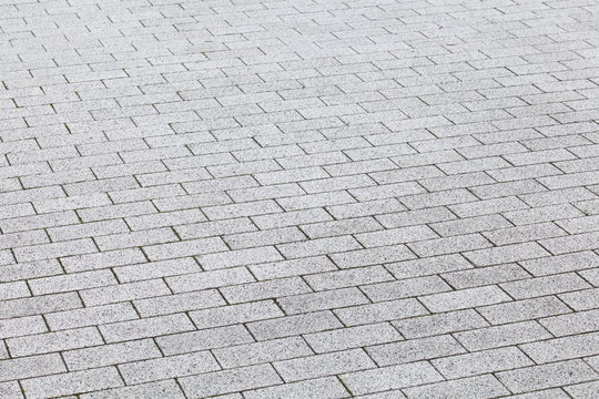 Close - Up Street Floor Tiles As Background