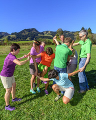 beim Teambuilding