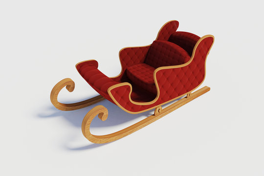 Sled Santa Claus