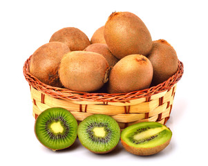 kiwi fruit on the basket