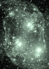 galaxy in a free space