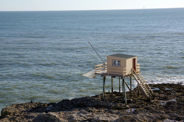 Ponton de pêche au carrelet - Saint-Palais-sur-Mer