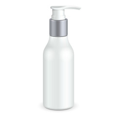 Gel, Foam Or Liquid Soap Dispenser Pump Plastic Bottle White