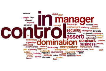 In control word cloud