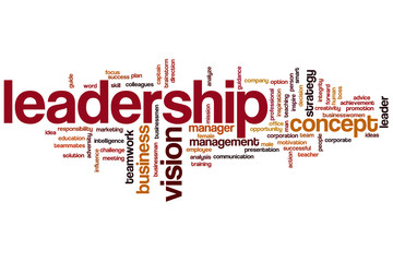 Leadership word cloud