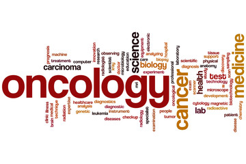 Oncology word cloud