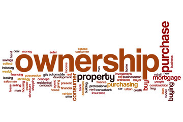 Ownership word cloud