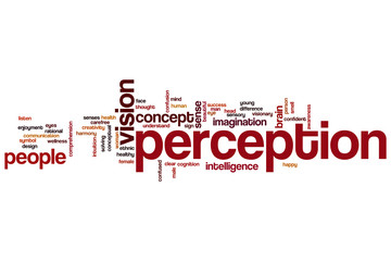 Perception word cloud