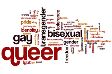 Queer word cloud