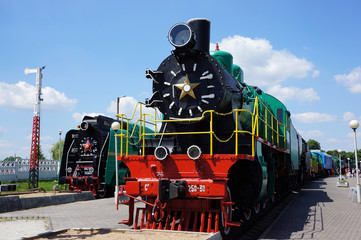 Fototapeta premium Soviet locomotive