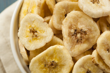 Homemade Dehydrated Banana Chips
