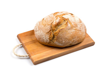 Various of bread on cutting board