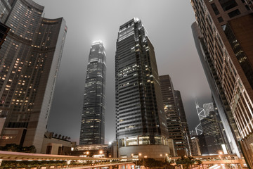 Fototapeta premium Hong Kong skyscrapers
