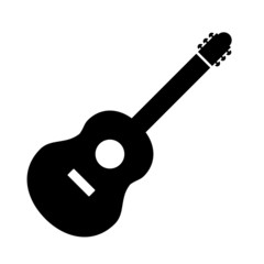 Guitar sign icon.