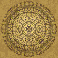 Mandala. Ethnic decorative elements.
