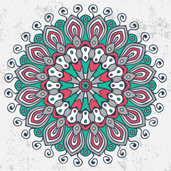 Mandala. Ethnic decorative elements.