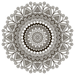 Mandala. Ethnic decorative elements.