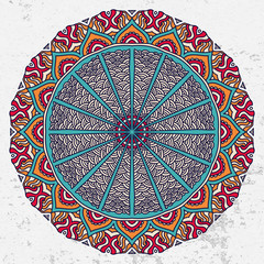 Mandala. Ethnic decorative elements.