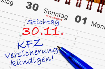 Versicherung kündigen