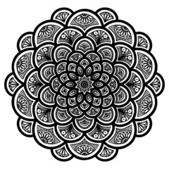 Mandala. Ethnic decorative elements.