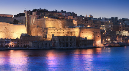 Naklejka premium Fortyfikacja Valletta