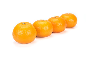 oranges arranged to symbolize teamwork or unity