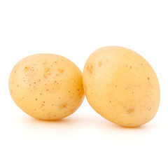 new potato tuber isolated on white background cutout