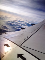 flight over the alps