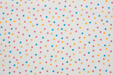 タイトル 	水玉模様の布　