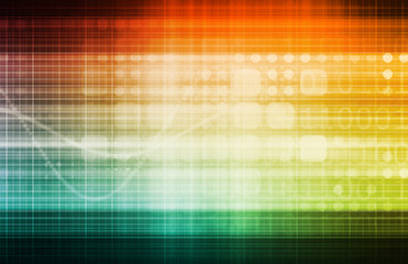 Obraz premium Conceptual Business Chart