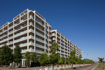 新興住宅地の大型マンション