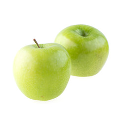 fresh apple fruit isolated on white background