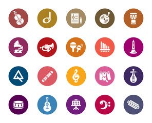 Music Color Icons