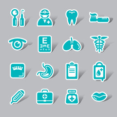 Medical Color Icon Label