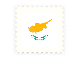 Fototapeta na wymiar Postage stamp icon of cyprus